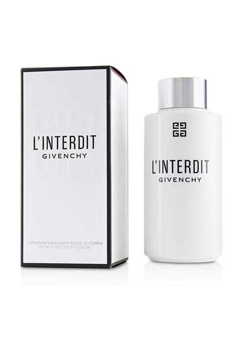 givenchy l'interdit body lotion review